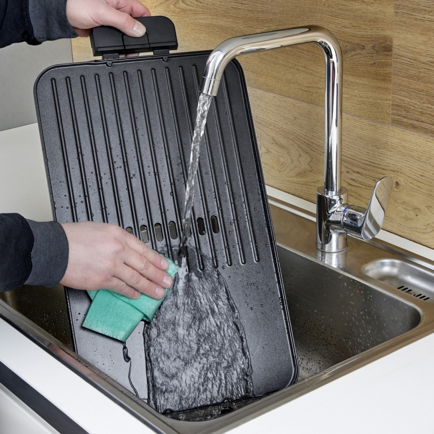 Severin PG 8564 - Parrilla eléctrica de sobremesa 2300W/230V 50x30 cm negra