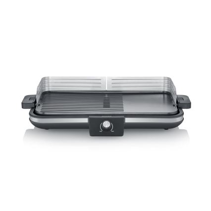 Severin PG 8564 - Parrilla eléctrica de sobremesa 2300W/230V 50x30 cm negra