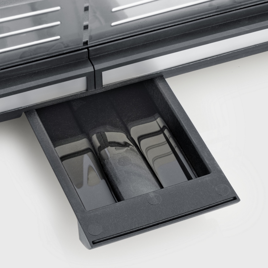 Severin PG 8564 - Parrilla eléctrica de sobremesa 2300W/230V 50x30 cm negra