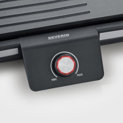Severin PG 8564 - Parrilla eléctrica de sobremesa 2300W/230V 50x30 cm negra