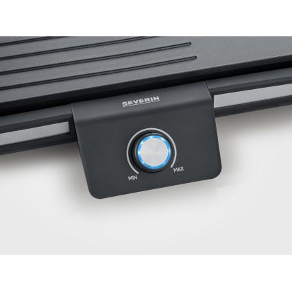 Severin PG 8564 - Parrilla eléctrica de sobremesa 2300W/230V 50x30 cm negra