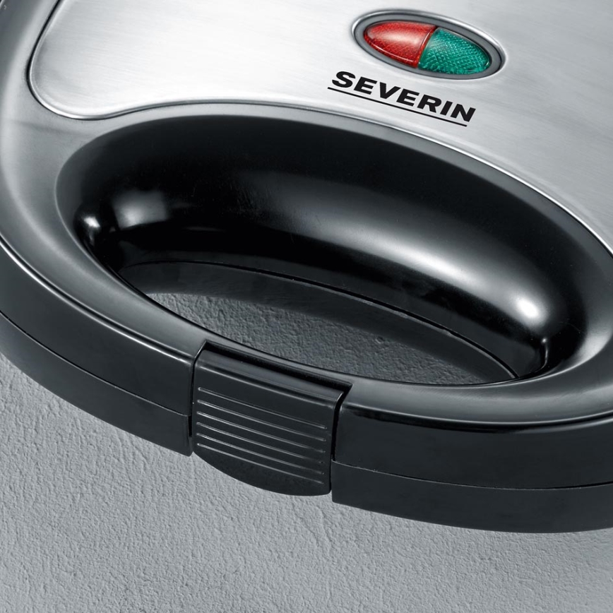 Severin SA 2969 - Tostadora 700W/230V acero inoxidable/negra