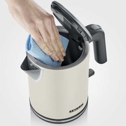 Severin WK 9577 - Hervidor eléctrico rápido 1 l 2400W/230V beige