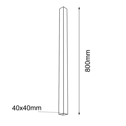 Shilo - Plafón 1xGU10/15W/230V negro