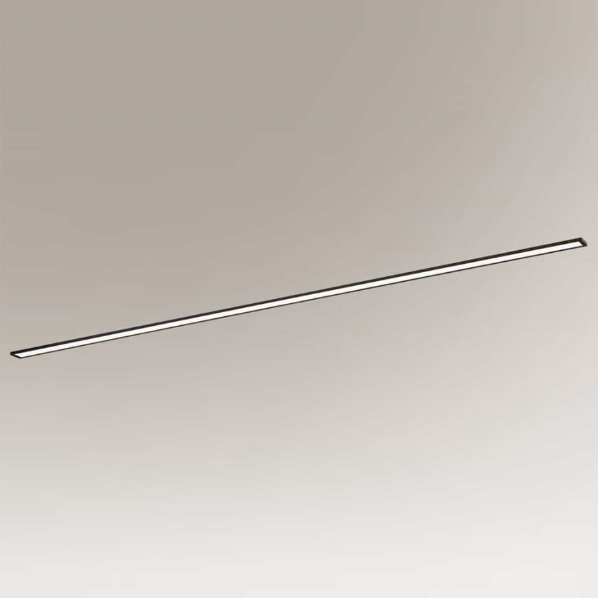 Shilo - Luminaria empotrada LED/9W/230V 3000K CRI 90 negra