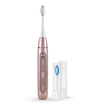 Silk’n - Cepillo de dientes sónico vibratorio SONIC YOU 3350 mAh IPX7 oro rosa