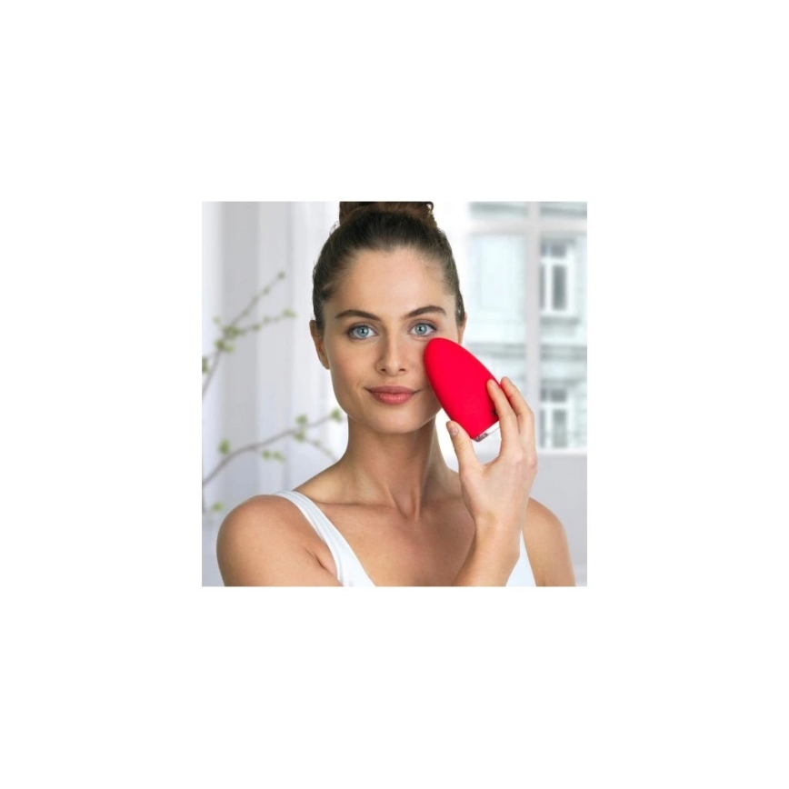 Silk’n - Cepillo limpiador facial BRIGHT 5V/500 mAh rojo
