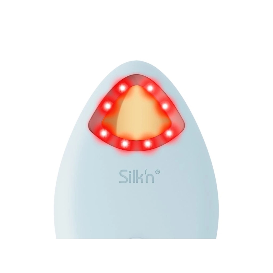 Silk’n - Cepillo limpiador facial LED 4 en 1 BRIGHT LUX 5V/500 mAh azul