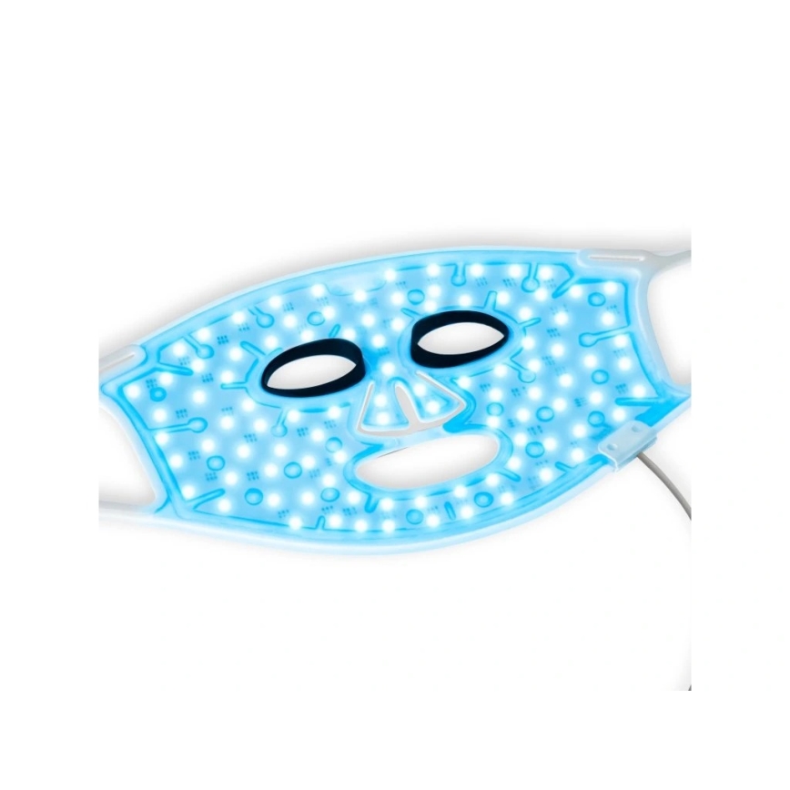 Silk’n - LED RGB Mascarilla facial terapéutica LED/5V 2000 mAh blanca + control remoto