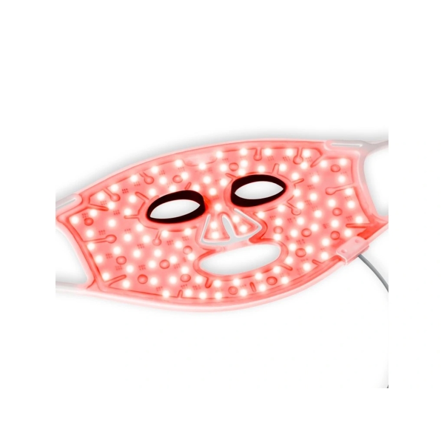 Silk’n - LED RGB Mascarilla facial terapéutica LED/5V 2000 mAh blanca + control remoto