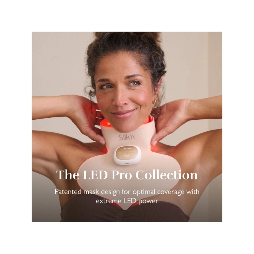 Silk’n - Máscara terapéutica LED para el pecho LED/5V beige