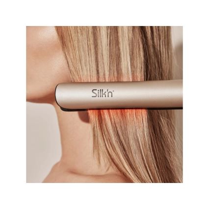 Silk’n - Plancha de pelo infrarroja SILKY STRAIGHT 230V dorada
