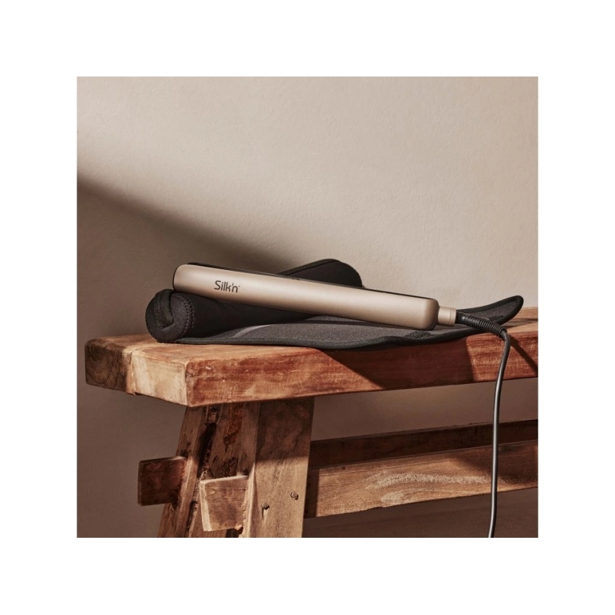 Silk’n - Plancha de pelo infrarroja SILKY STRAIGHT 230V dorada