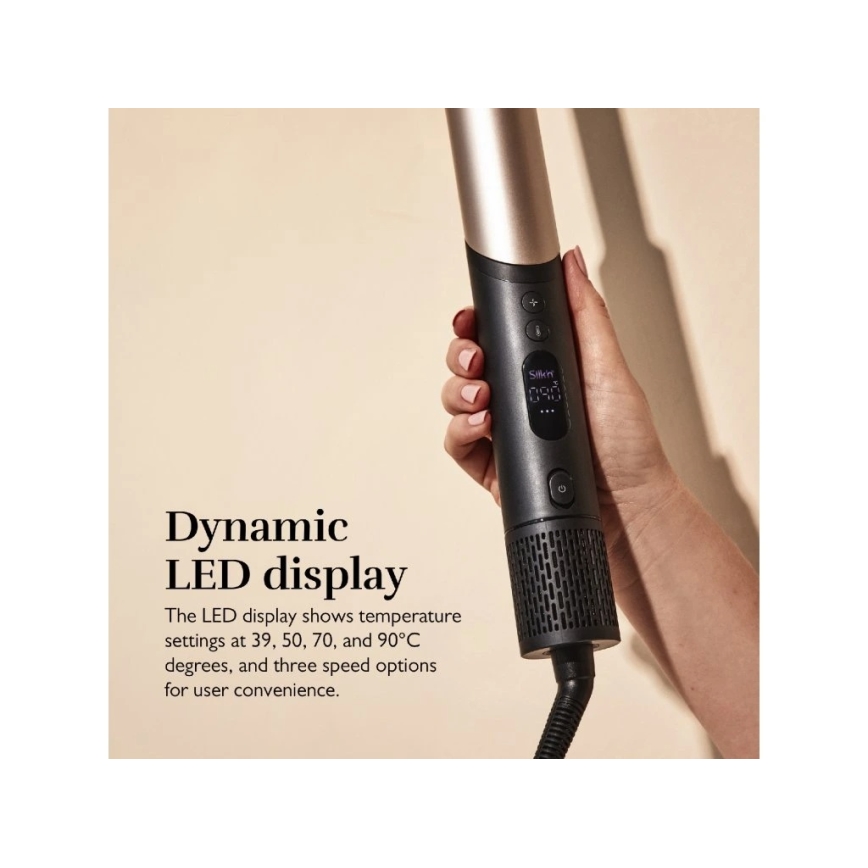 Silk’n - Secador de cabello SILKYAIR FLEX 230V negro/dorado