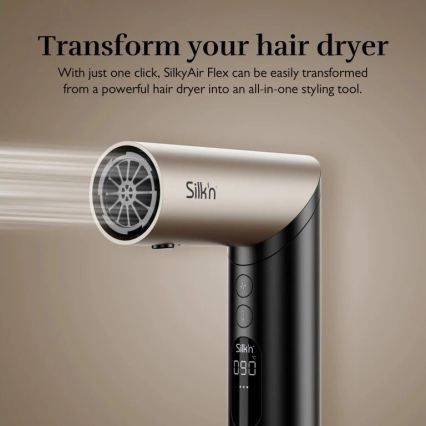 Silk’n - Secador de pelo SILKYAIR FLEX 230V negro/dorado