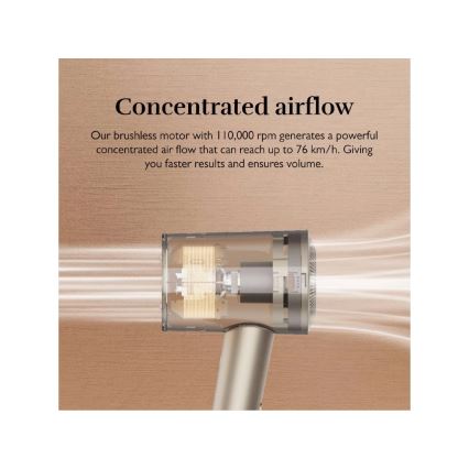 Silk’n - Secador de pelo SILKYAIR PRO 1600W/230V dorado