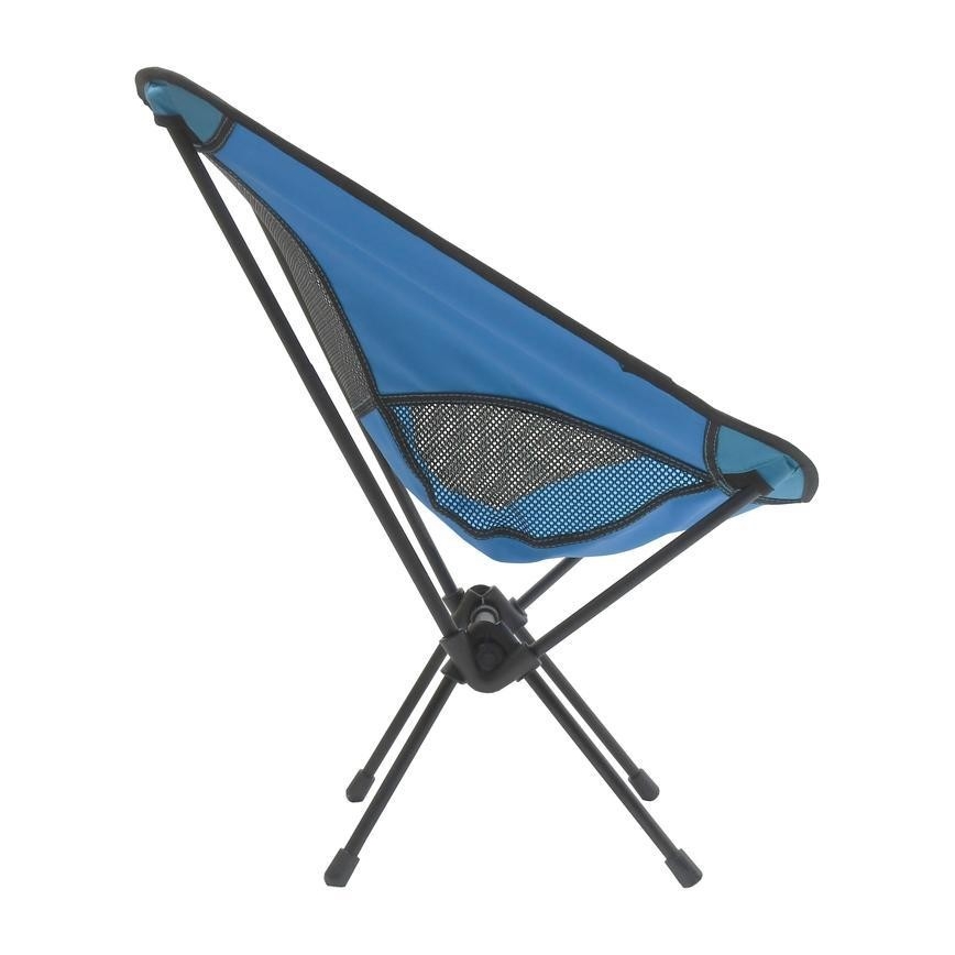 Silla de camping plegable azul 63 cm