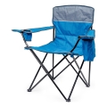 Silla de camping plegable azul