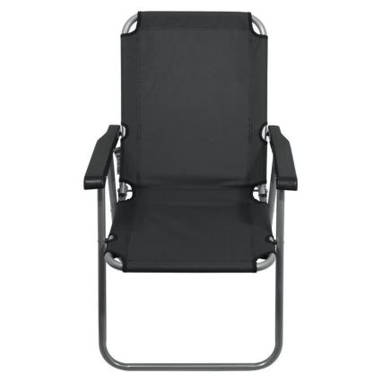 Silla de camping plegable gris