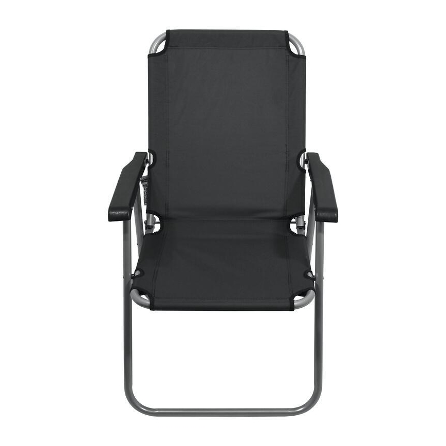 Silla de camping plegable gris