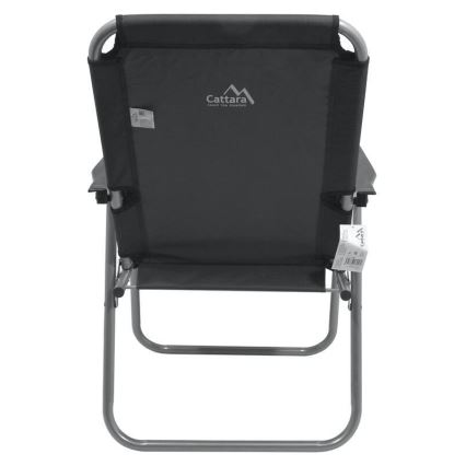 Silla de camping plegable gris