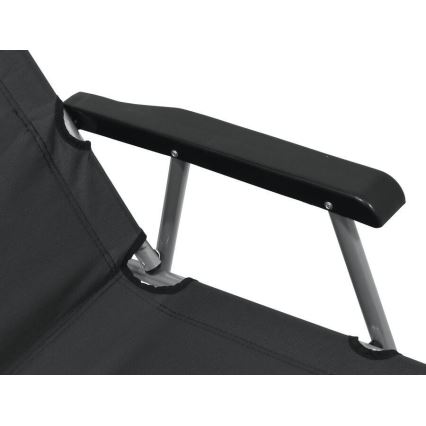 Silla de camping plegable gris