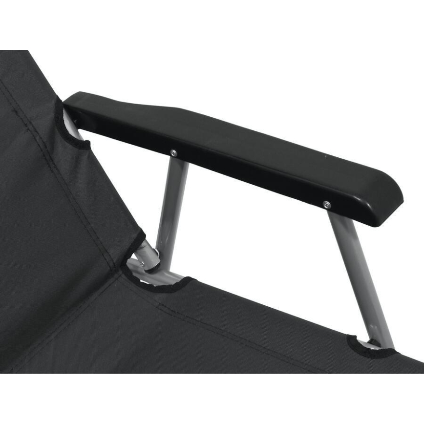Silla de camping plegable gris