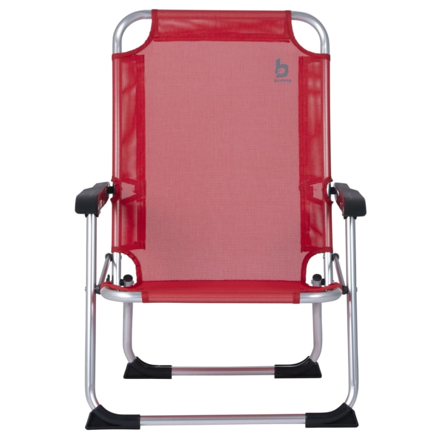 Silla de camping plegable rojo