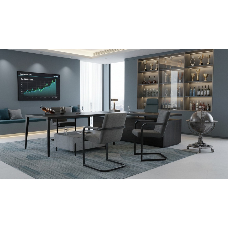 Silla de comedor BART gris