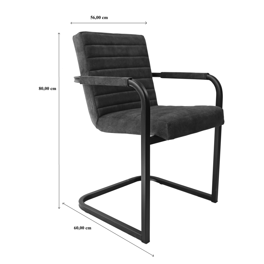 Silla de comedor BART gris