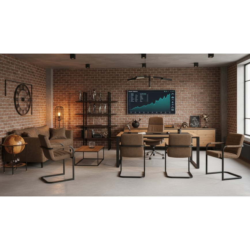 Silla de comedor BART marrón