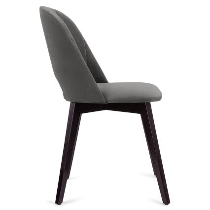 Silla de comedor BOVIO 86x48 cm gris/haya
