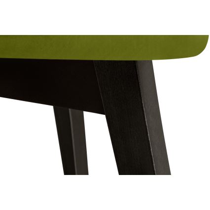 Silla de comedor BOVIO 86x48 cm verde claro/haya