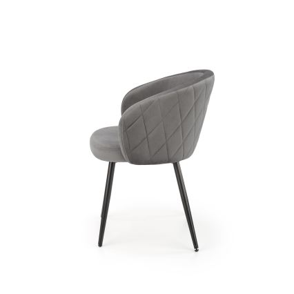 Silla de comedor CALMURE gris
