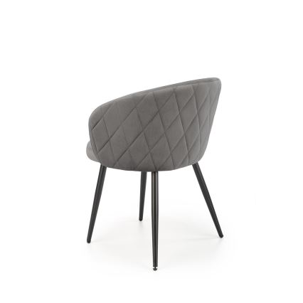 Silla de comedor CALMURE gris