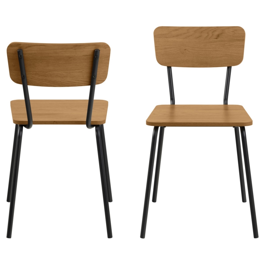 Silla de comedor CARYS 1 pz roble