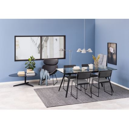 Silla de comedor COLE 1 pz gris oscuro