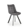 Silla de comedor COMORO 1 ud. gris oscuro