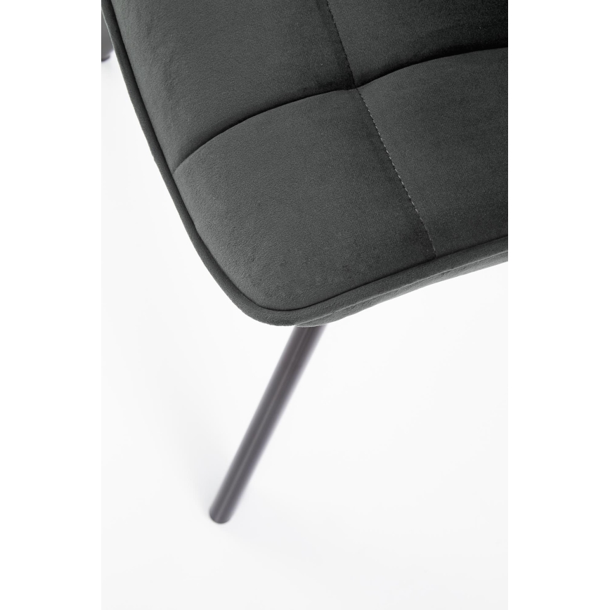 Silla de comedor COMORO 1 ud. gris oscuro