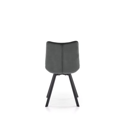 Silla de comedor COMORO 1 ud. gris oscuro