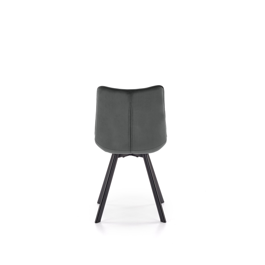 Silla de comedor COMORO 1 ud. gris oscuro
