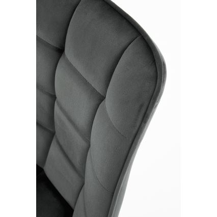 Silla de comedor COMORO, 1 unidad, gris oscuro