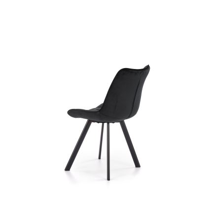 Silla de comedor COMORO, 1 unidad, negra
