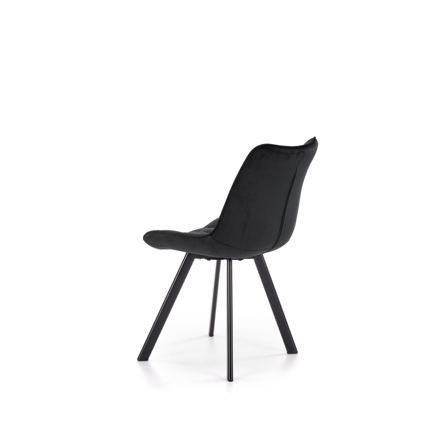 Silla de comedor COMORO, 1 unidad, negra