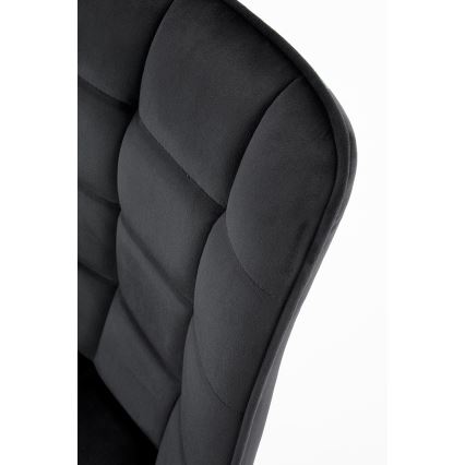 Silla de comedor COMORO, 1 unidad, negra