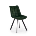 Silla de comedor COMORO, 1 unidad, verde oscuro