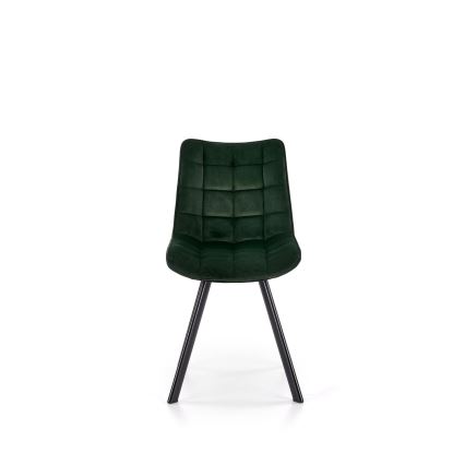 Silla de comedor COMORO — 1 unidad, verde oscuro