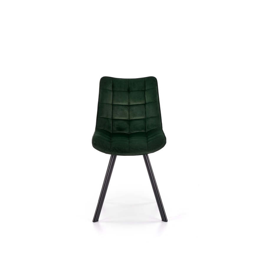 Silla de comedor COMORO — 1 unidad, verde oscuro