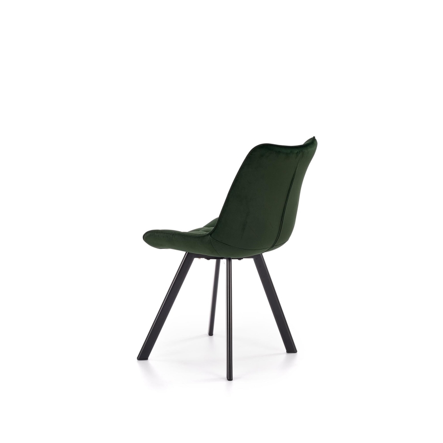 Silla de comedor COMORO — 1 unidad, verde oscuro