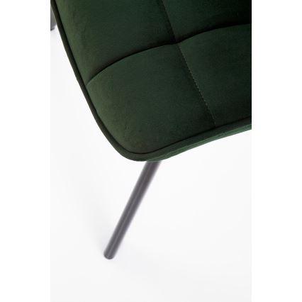 Silla de comedor COMORO — 1 unidad, verde oscuro